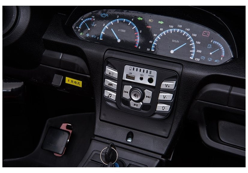 Elektrinis automobilis YSA021A, juodas (dažytas)