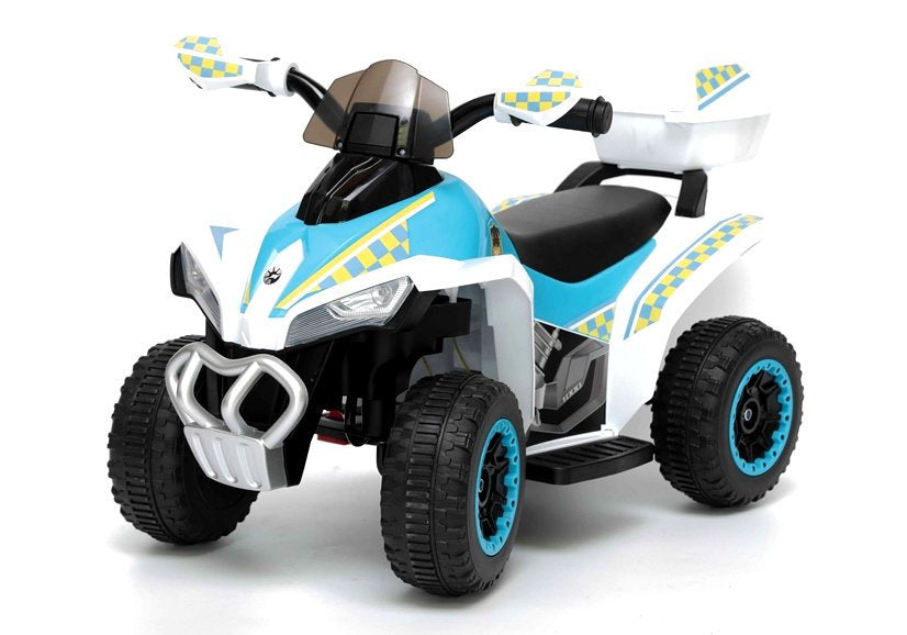 Elektrinis policijos keturratis GTS1188-A, baltas