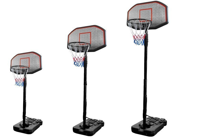 Laisvai pastatomas reguliuojamas krepšinio stovas 200–300 cm