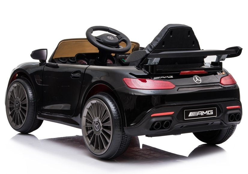 Elektrinis automobilis „Mercedes AMG GT R“, juodas