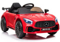 Elektrinis automobilis „Mercedes AMG GT R“, raudonas