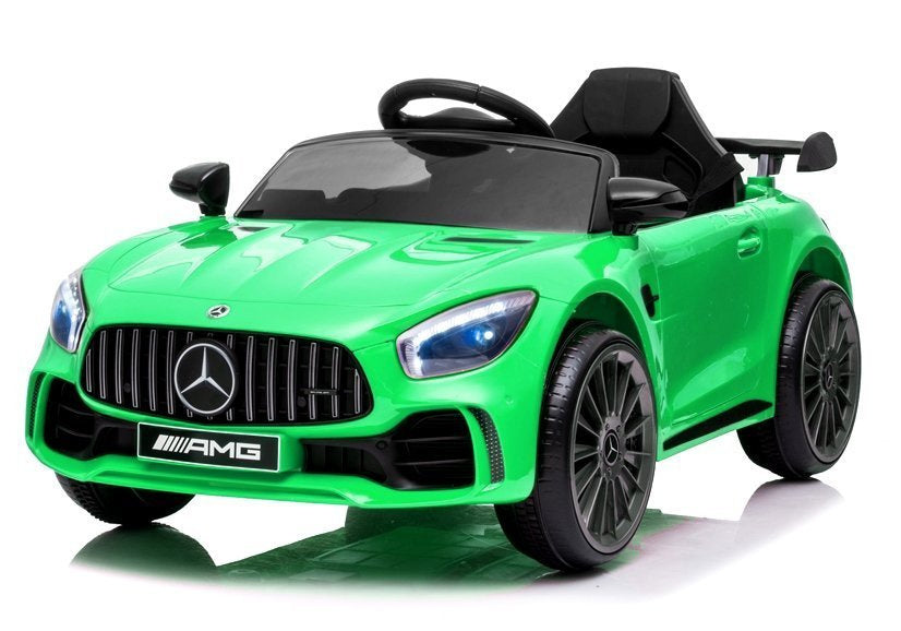 Elektrinis automobilis „Mercedes AMG GT R“, žalias