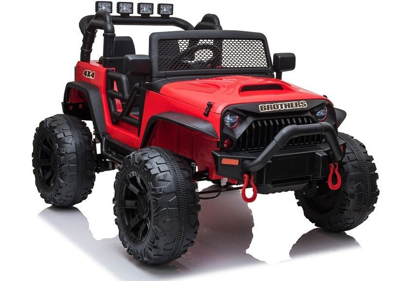 Elektrinis visureigis Jeep JC666, raudonas