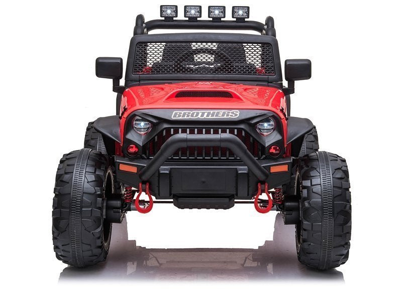 Elektrinis visureigis Jeep JC666, raudonas