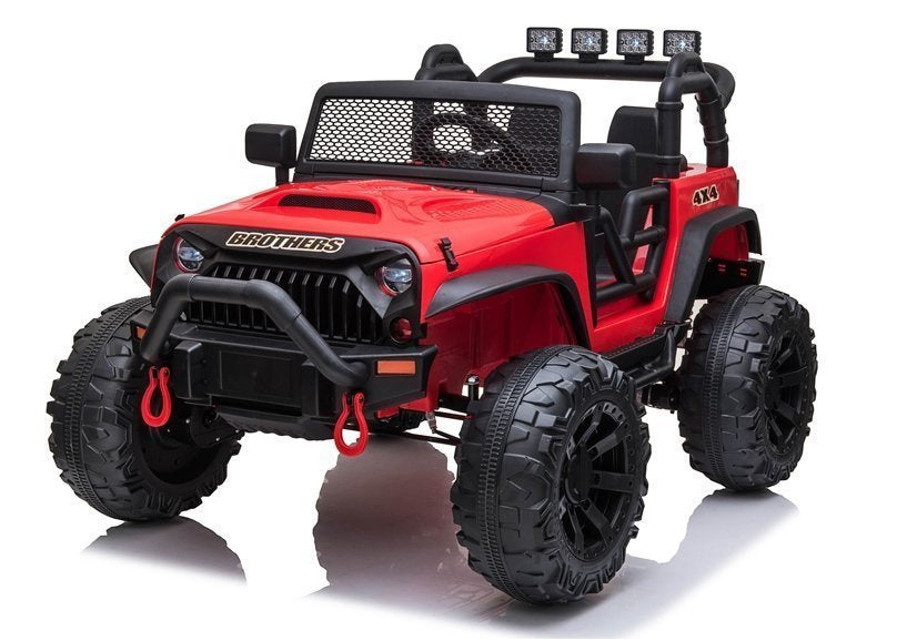 Elektrinis visureigis Jeep JC666, raudonas