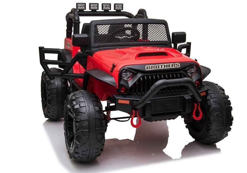 Elektrinis visureigis Jeep JC666, raudonas