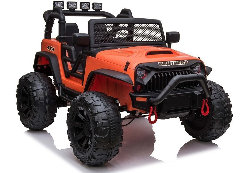 Elektrinis visureigis Jeep JC666, oranžinis