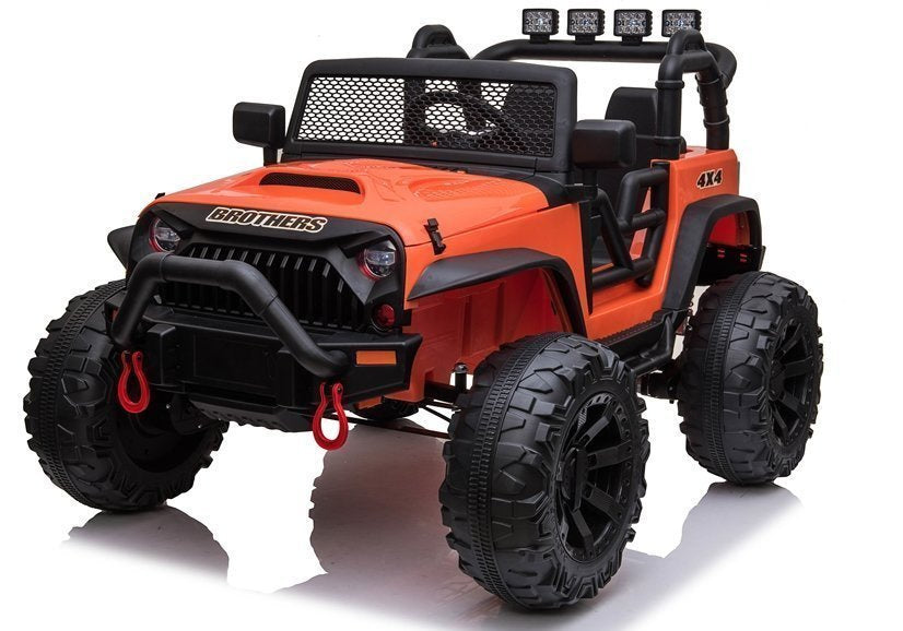 Elektrinis visureigis Jeep JC666, oranžinis