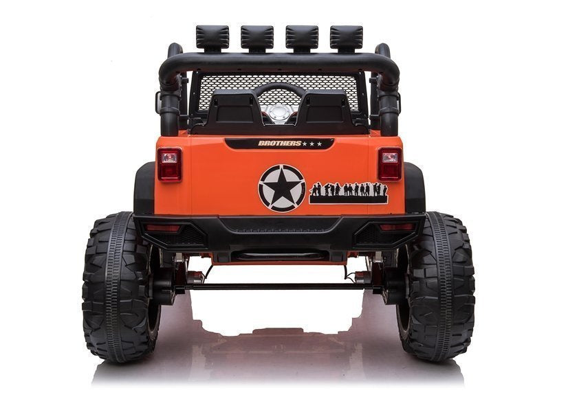 Elektrinis visureigis Jeep JC666, oranžinis