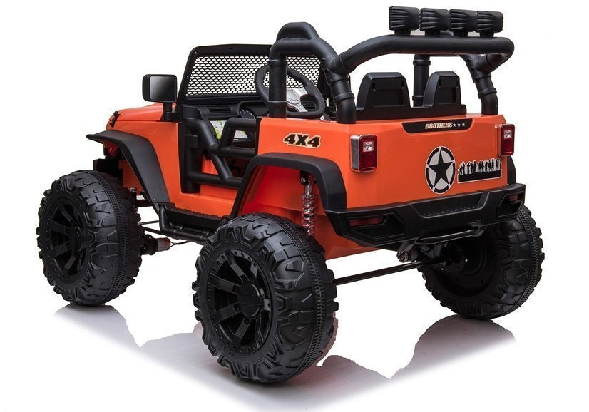 Elektrinis visureigis Jeep JC666, oranžinis