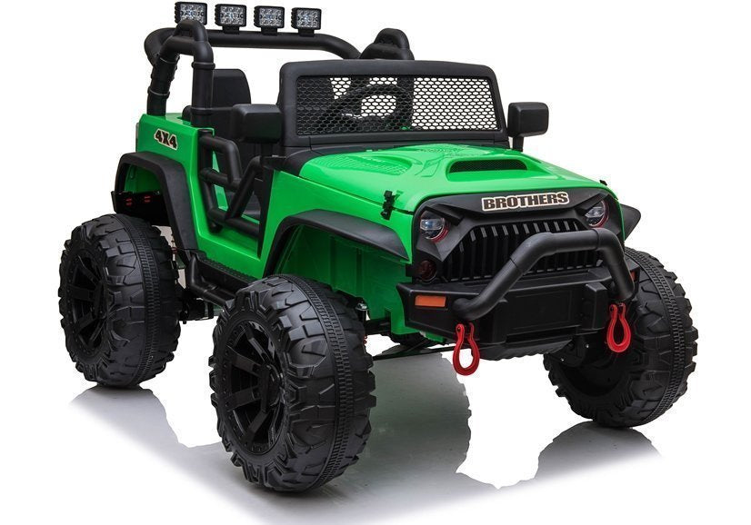 Elektrinis visureigis Jeep JC666, žalias