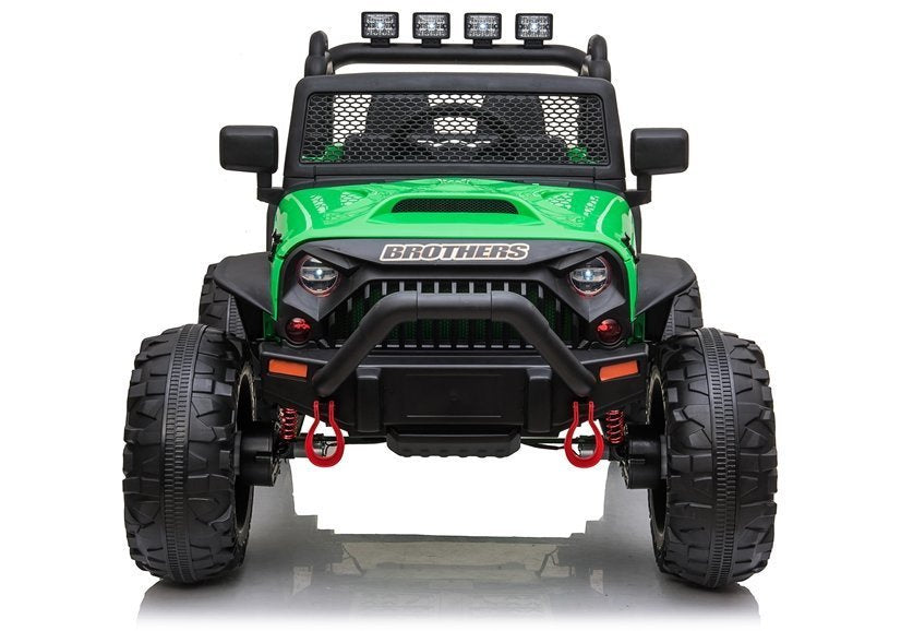 Elektrinis visureigis Jeep JC666, žalias