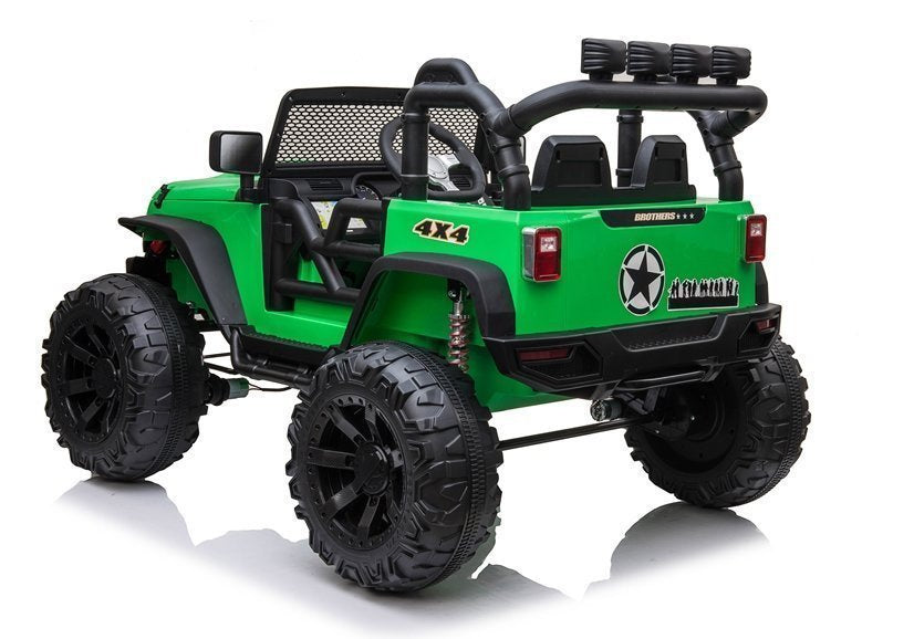 Elektrinis visureigis Jeep JC666, žalias