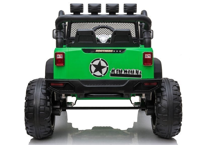 Elektrinis visureigis Jeep JC666, žalias