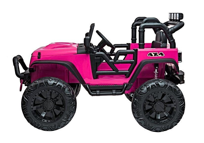 Elektrinis visureigis Jeep JC666, rožinis (dažytas)