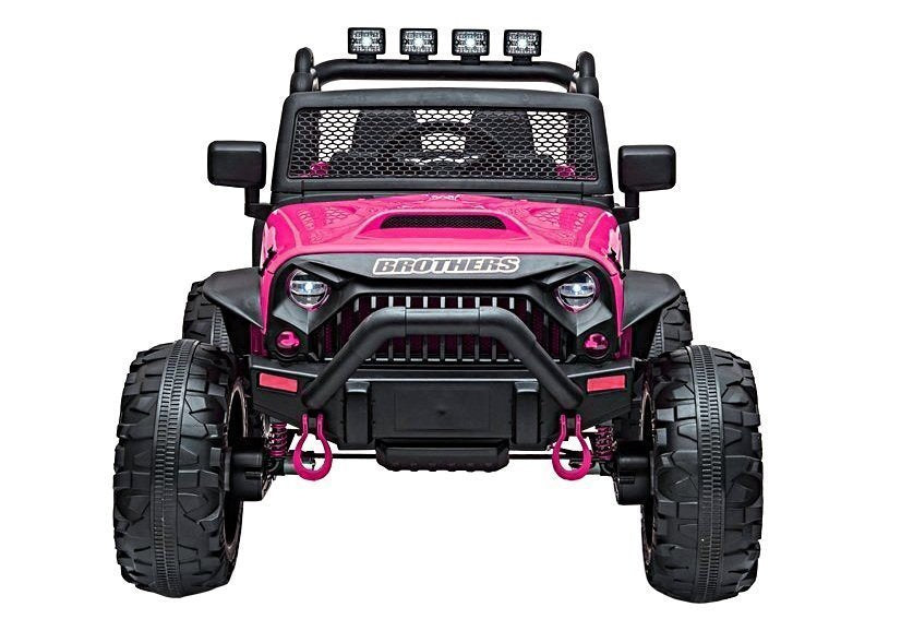 Elektrinis visureigis Jeep JC666, rožinis (dažytas)