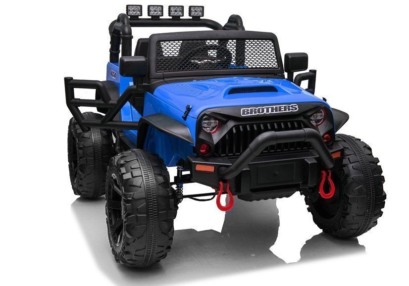 Elektrinis visureigis Jeep JC666, mėlynas (dažytas)