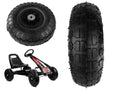 Ratas A15 kartingui (Go-kart), juodas