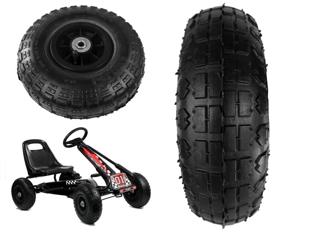 Ratas A15 kartingui (Go-kart), juodas