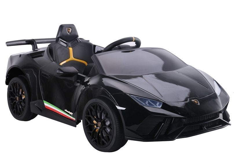 Elektrinis automobilis „Lamborghini Huracan“, juodas