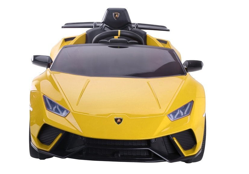 Elektrinis automobilis „Lamborghini Huracan“, geltonas