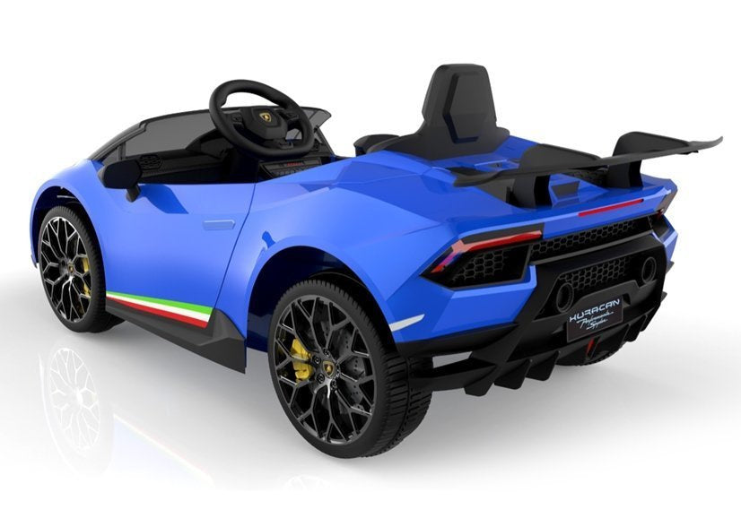 Elektrinis automobilis „Lamborghini Huracan“, mėlynas