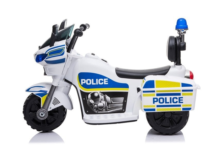 Elektrinis policijos motociklas TR1912, baltas