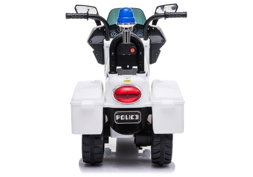 Elektrinis policijos motociklas TR1912, baltas