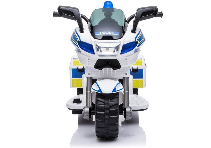 Elektrinis policijos motociklas TR1912, baltas