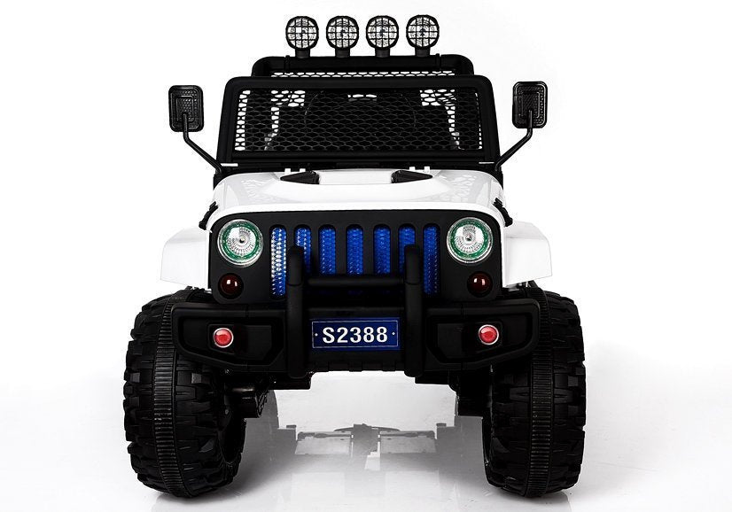 Elektrinis visureigis S2388 Jeep, baltas, 4x45W