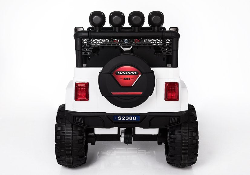 Elektrinis visureigis S2388 Jeep, baltas, 4x45W