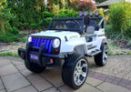 Elektrinis visureigis S2388 Jeep, baltas, 4x45W