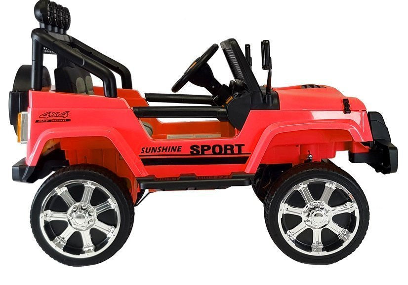 Elektrinis visureigis S2388 Jeep, raudonas, 4x45W