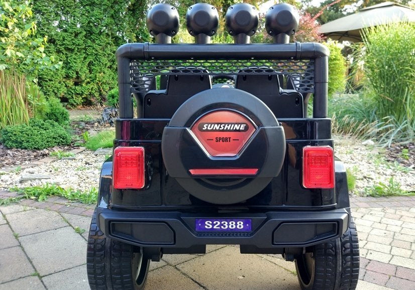 Elektrinis visureigis S2388 Jeep, juodas, 4x45W