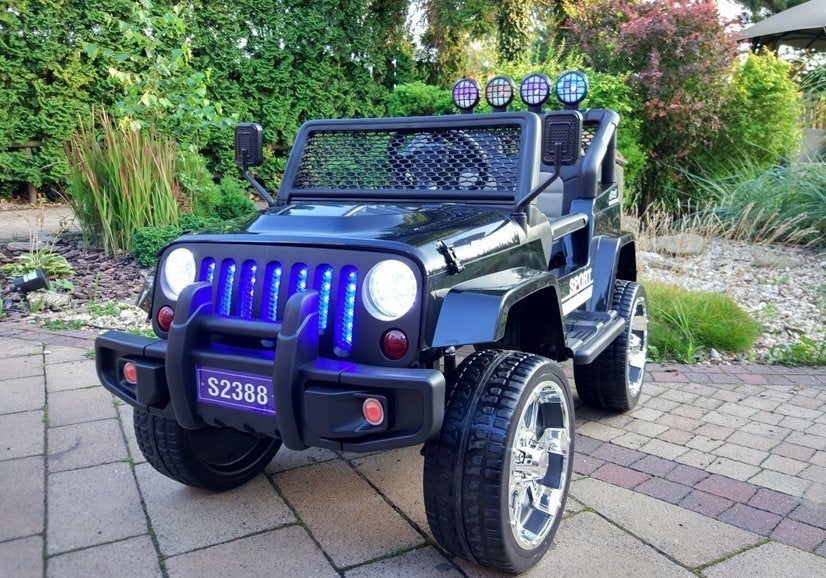Elektrinis visureigis S2388 Jeep, juodas, 4x45W