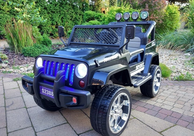 Elektrinis visureigis S2388 Jeep, juodas, 4x45W