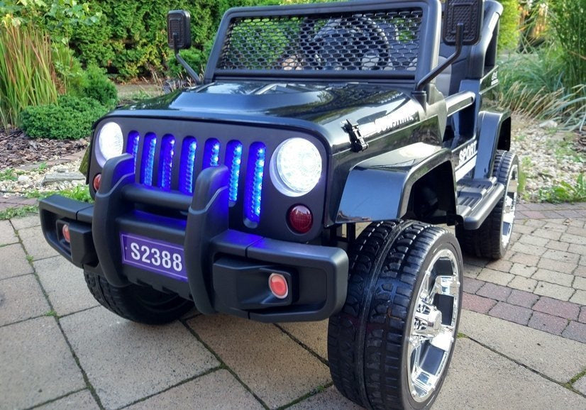 Elektrinis visureigis S2388 Jeep, juodas, 4x45W