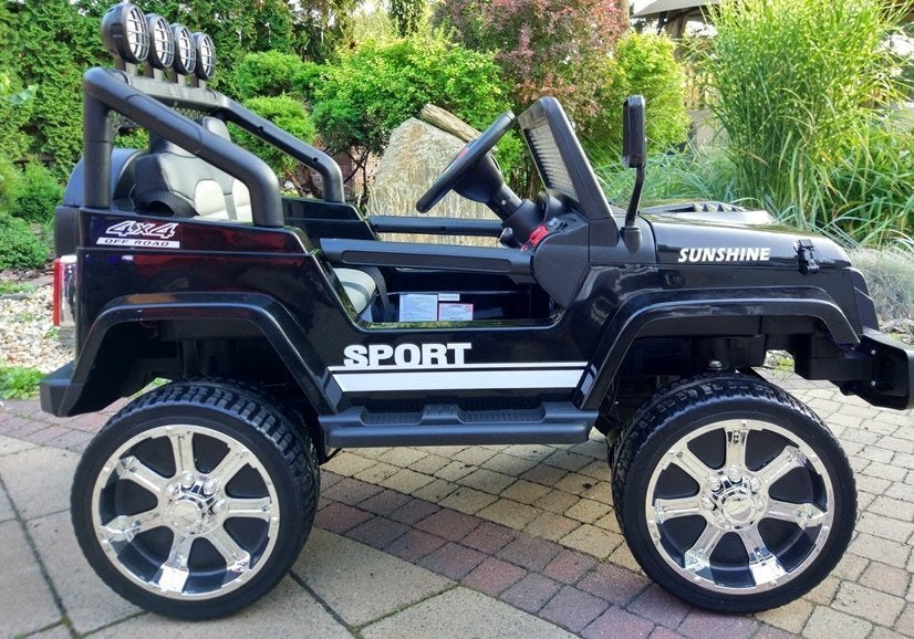 Elektrinis visureigis S2388 Jeep, juodas, 4x45W