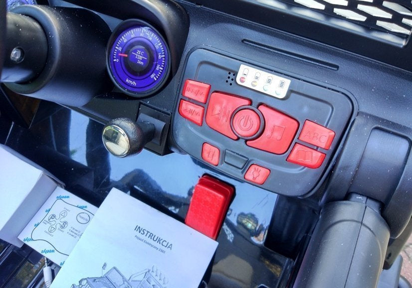Elektrinis visureigis S2388 Jeep, juodas, 4x45W