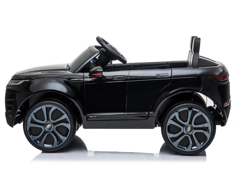 Elektrinis „Range Rover Evoque“ vaikams, juodas (dažytas)