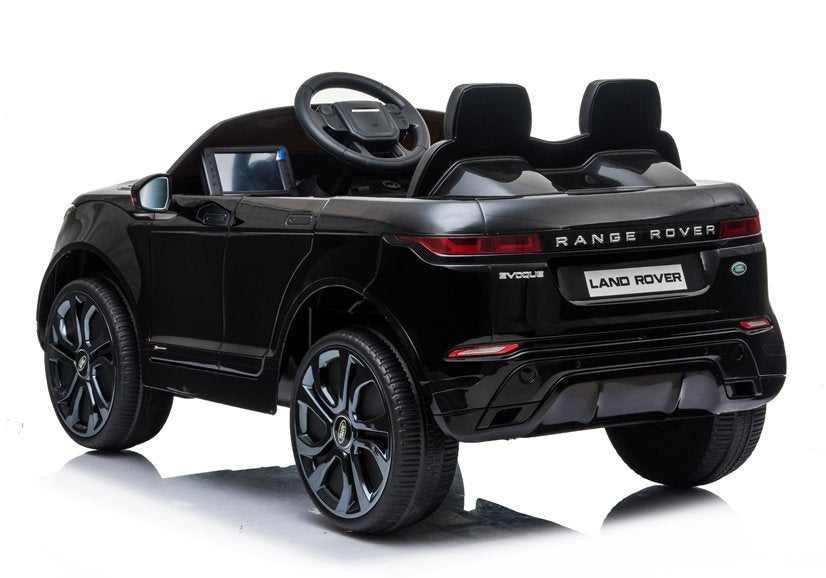 Elektrinis „Range Rover Evoque“ vaikams, juodas (dažytas)