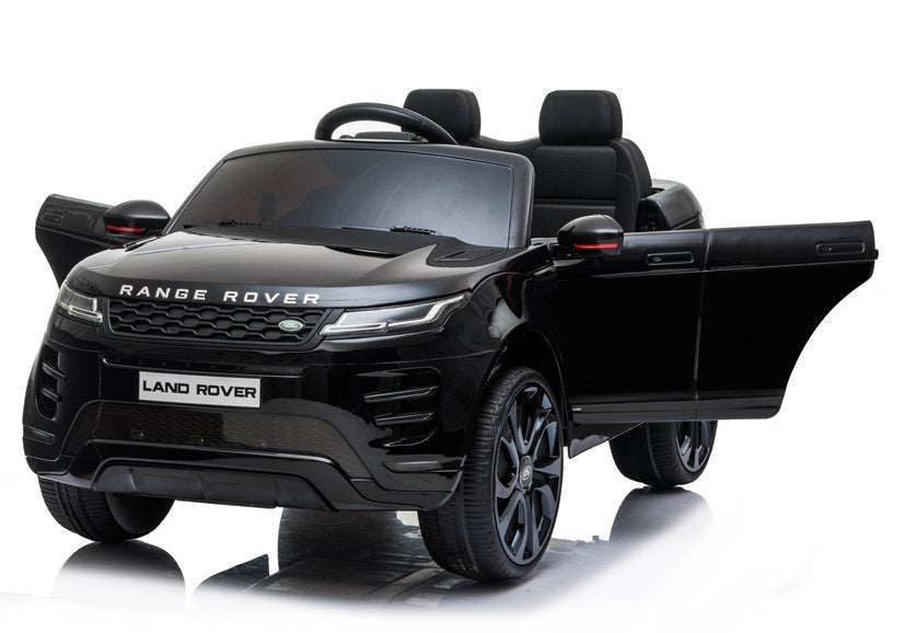 Elektrinis „Range Rover Evoque“ vaikams, juodas (dažytas)