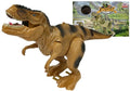 Dinozauras Tyrannosaurus Rex su baterija, rudas