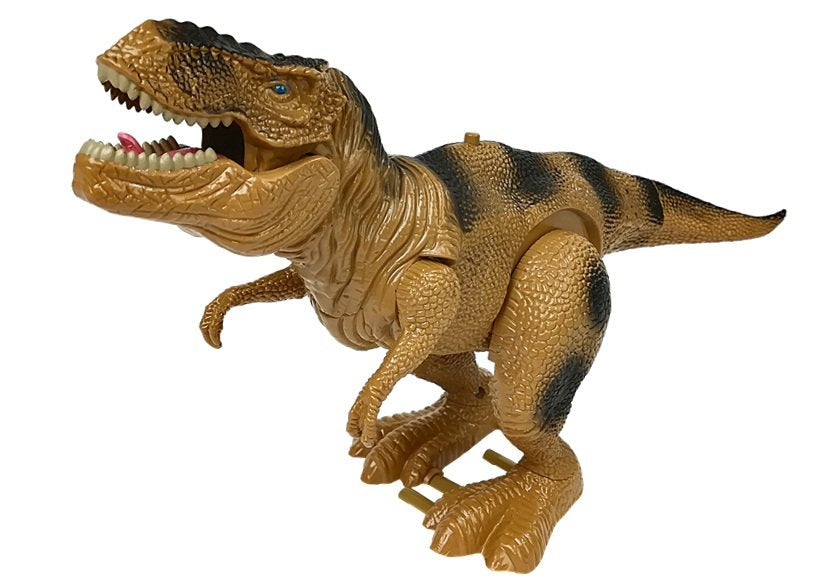 Dinozauras Tyrannosaurus Rex su baterija, rudas