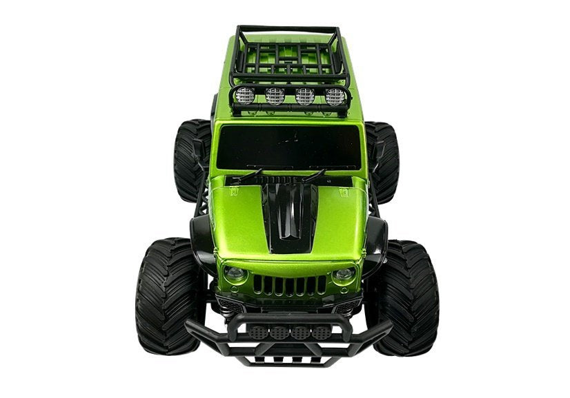 Nuotoliniu būdu valdomas Jeep visureigis R/C, žalias