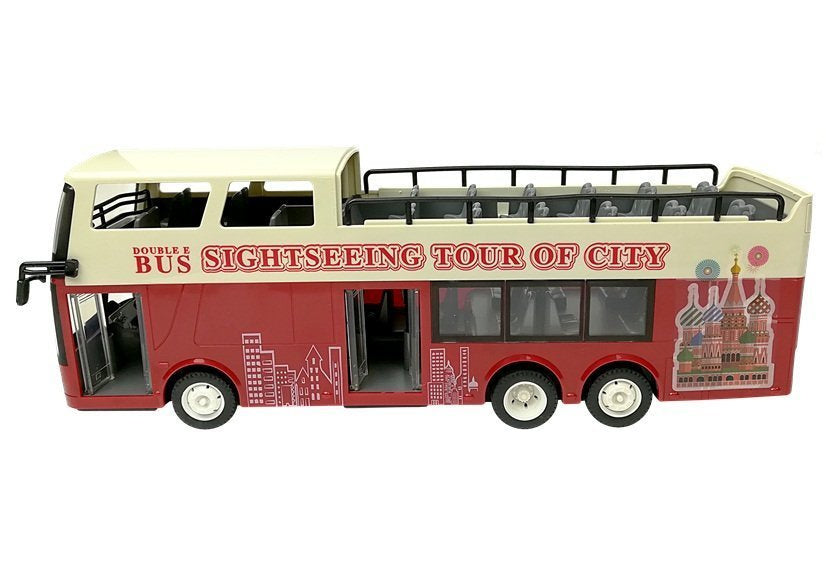 Nuotoliniu būdu valdomas dviaukštis autobusas R/C 2.4G, 1:18