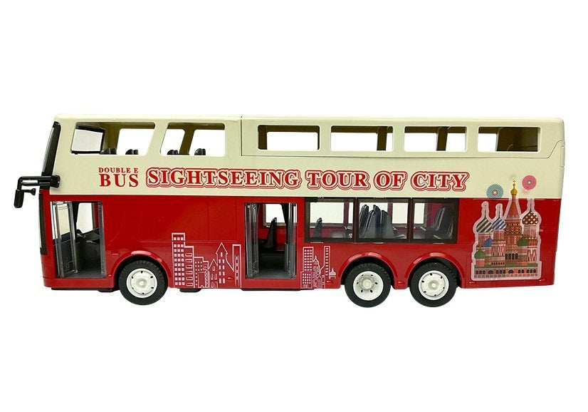 Nuotoliniu būdu valdomas dviaukštis autobusas R/C 2.4G, 1:18