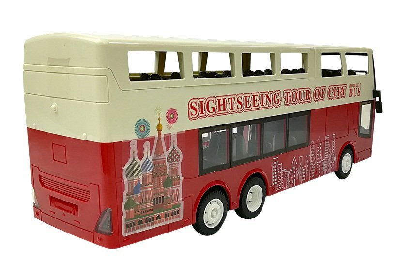 Nuotoliniu būdu valdomas dviaukštis autobusas R/C 2.4G, 1:18