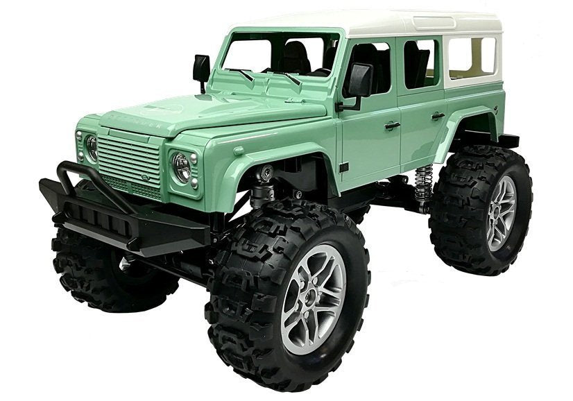 Nuotoliniu būdu valdomas Jeep R/C, žalias, 1:14, 2.4G, 7.5 km/h