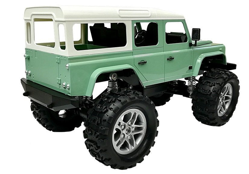 Nuotoliniu būdu valdomas Jeep R/C, žalias, 1:14, 2.4G, 7.5 km/h